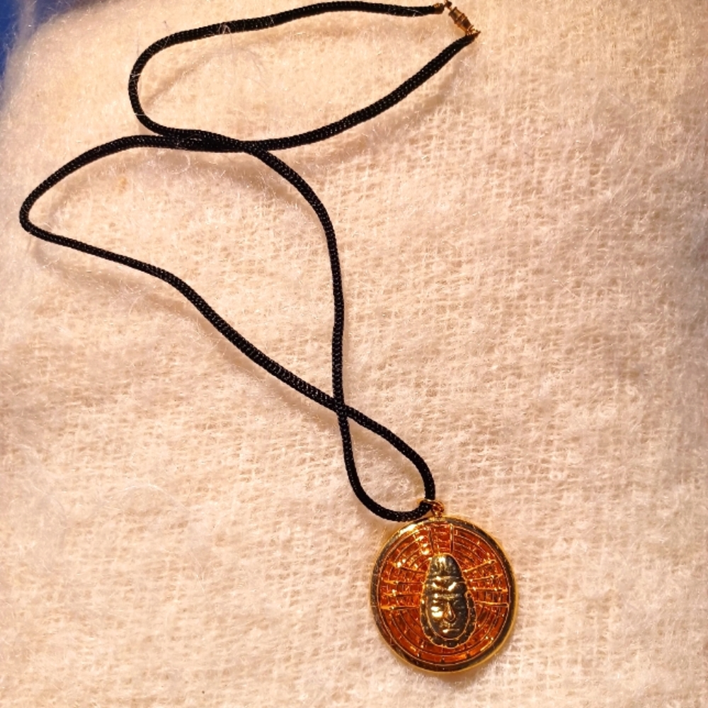 Museum replica Moche people spider necklace